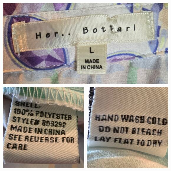 Her.. Bottari Shirt Dress Size Large - Picture 6 of 8